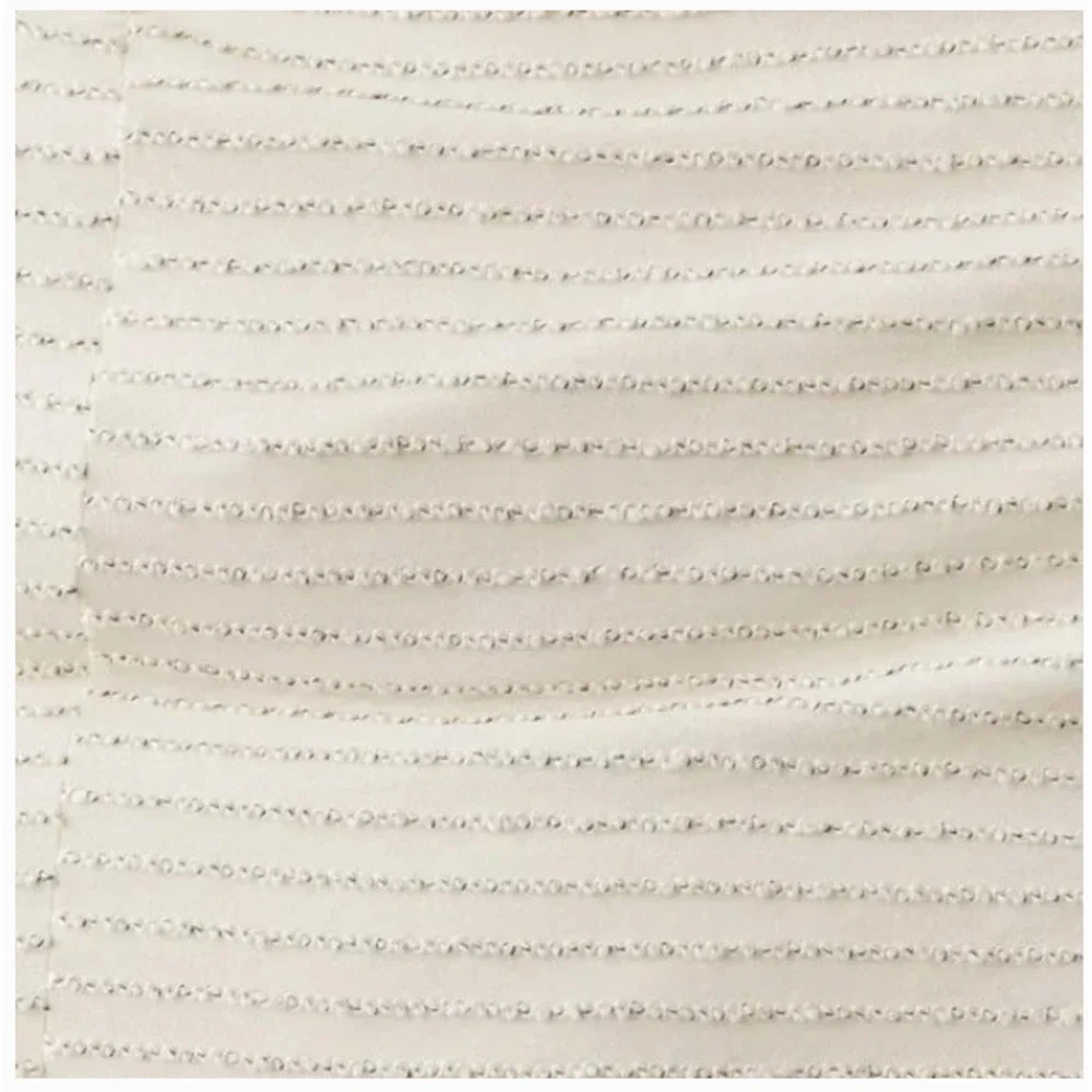 Urban Outfitters Derby Textured Jersey Duvet Cover Twin XL Cream